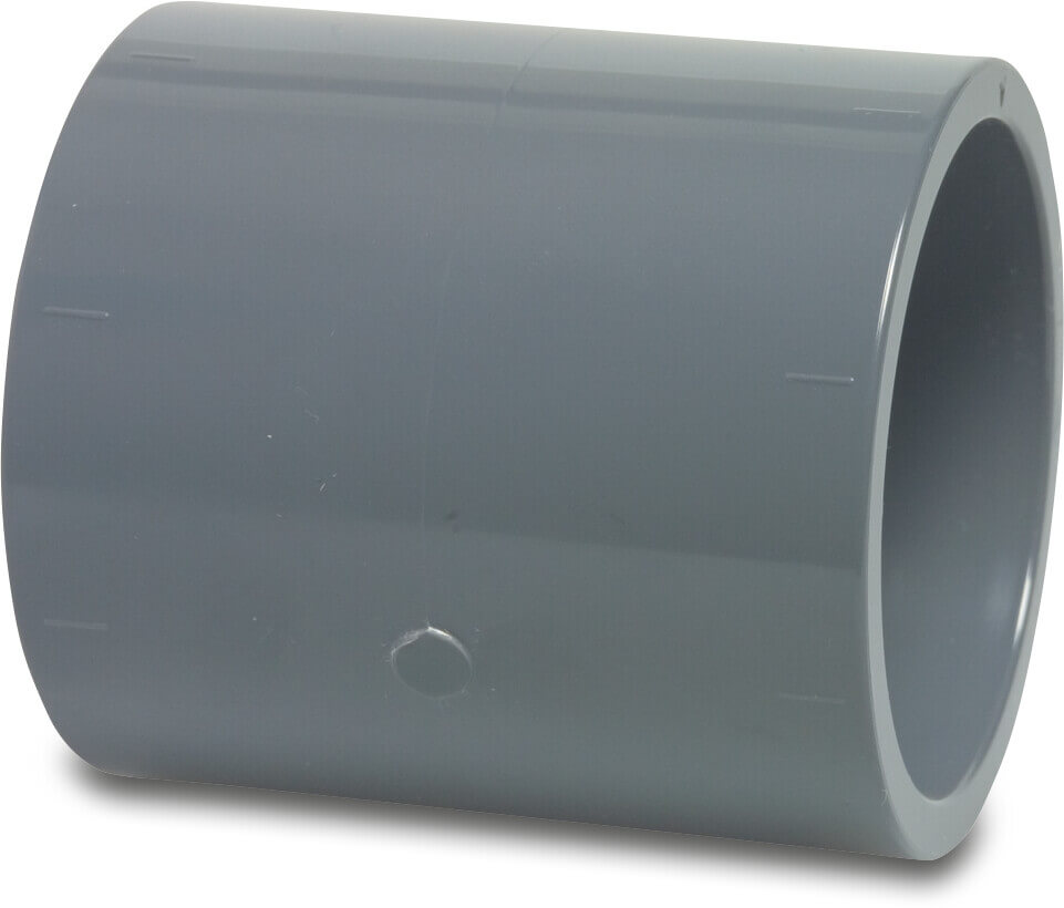 Profec Socket PVC-U glue socket grey